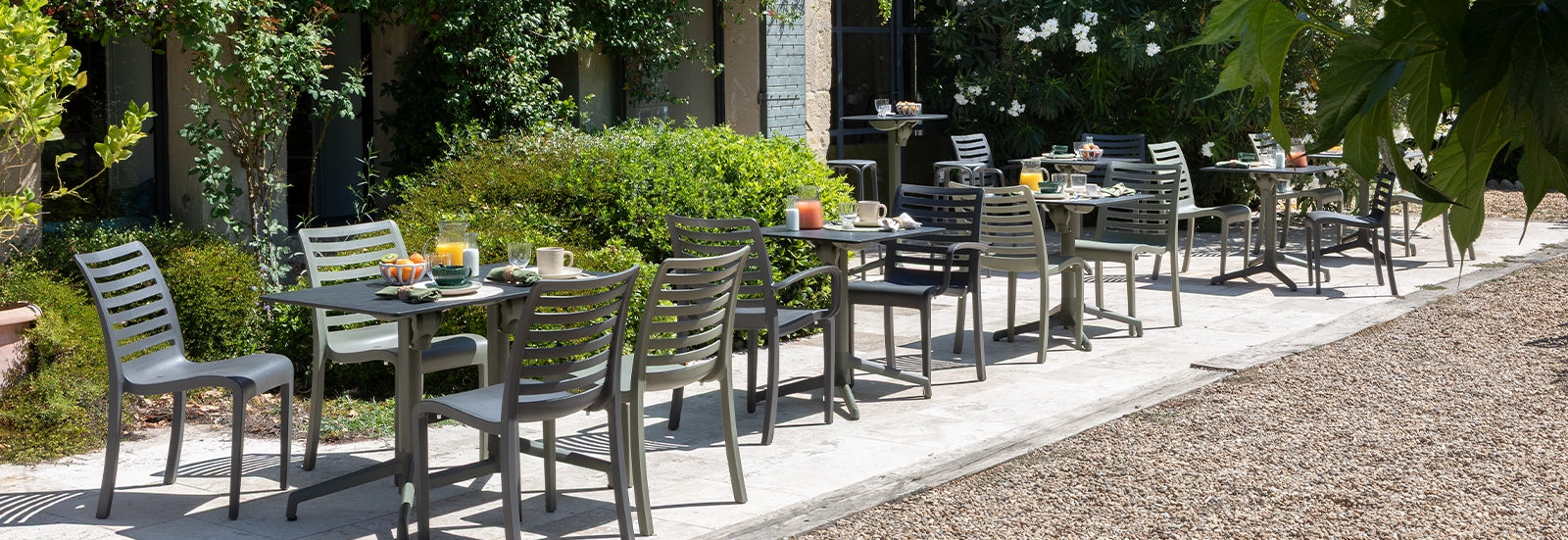 an image of chairs on a restaurant patio