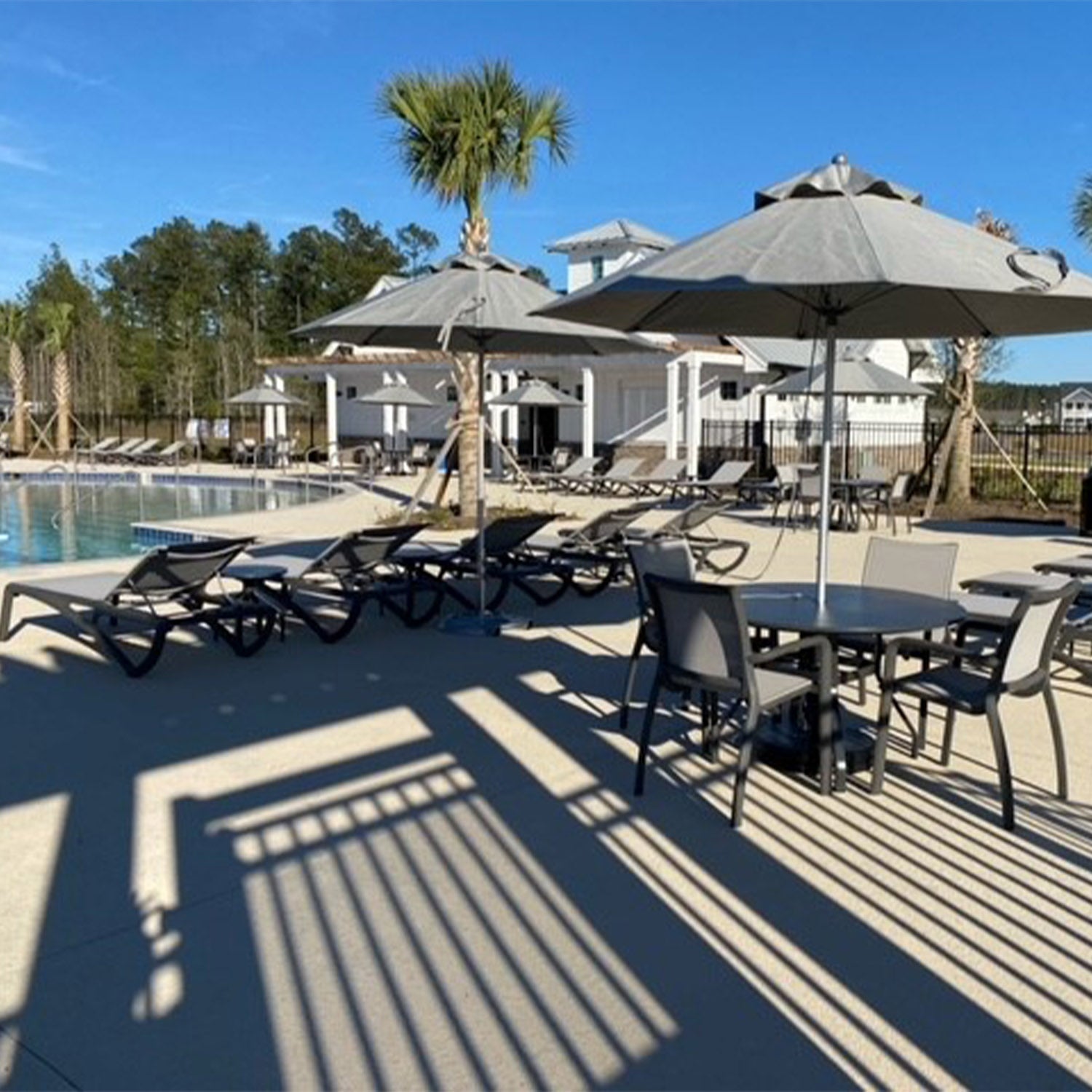 Grosfillex products on the pool deck at Watson Hill HOA Community