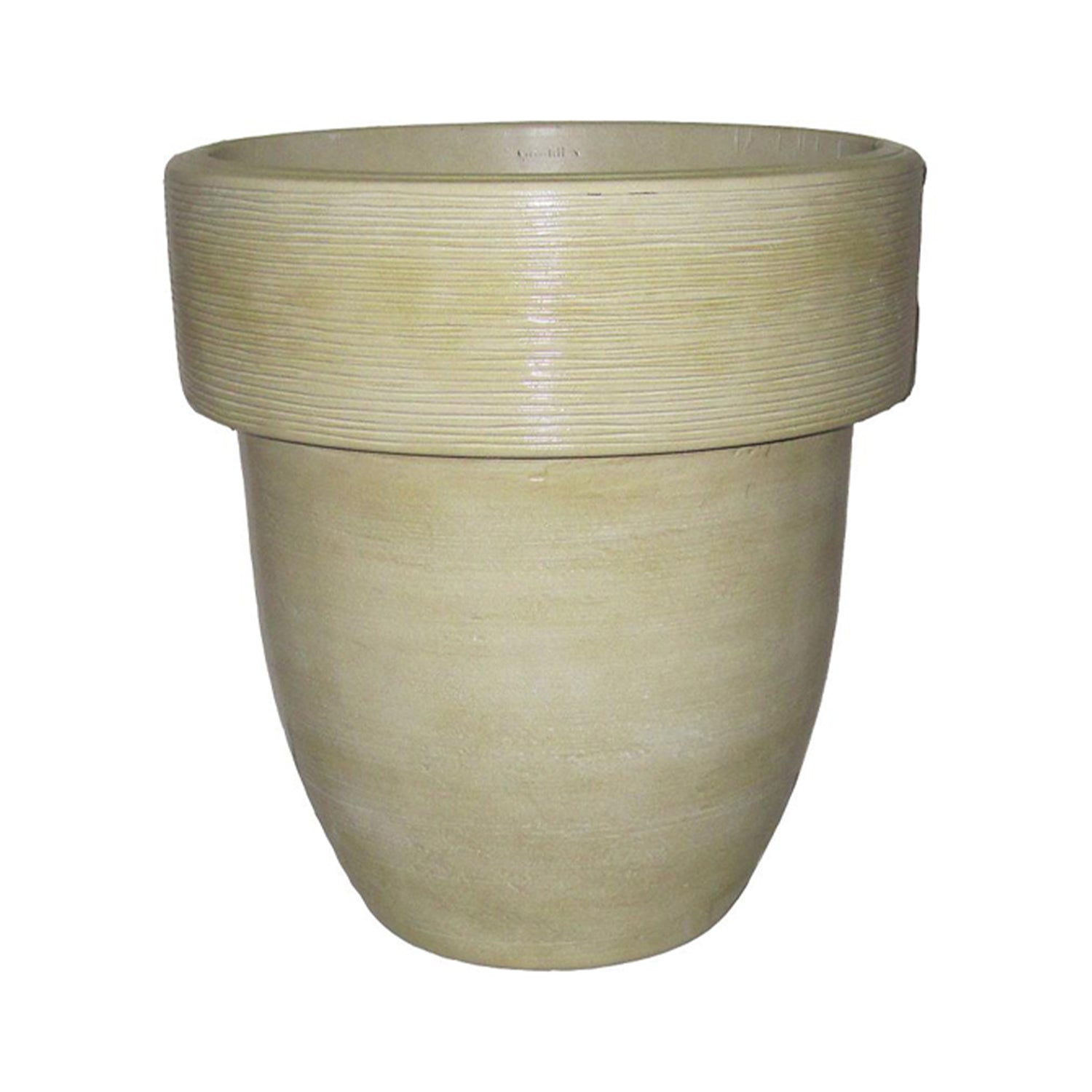 grosfillex planter pots Toledo 20" Planter Travertine