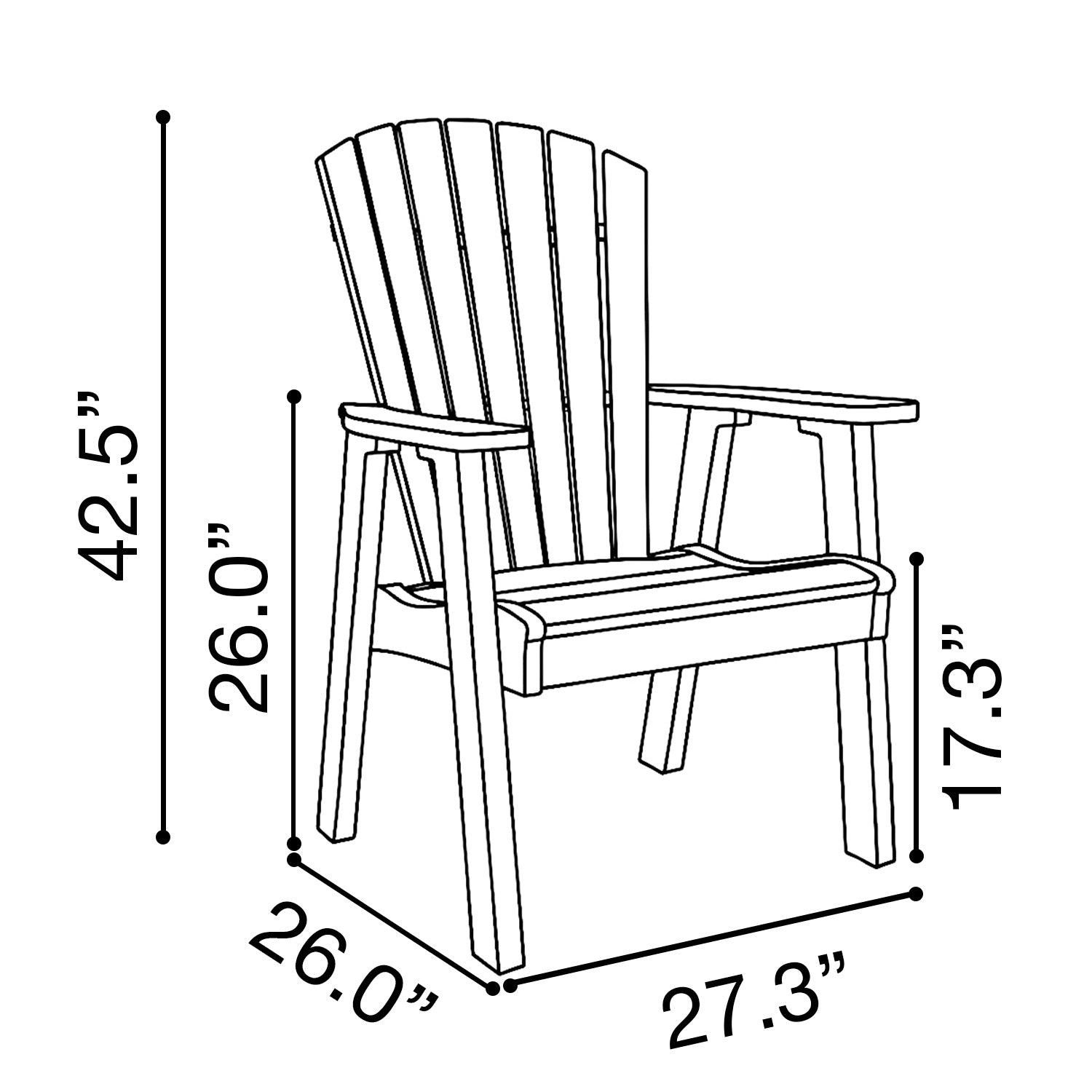 Kailua Adirondack Chair