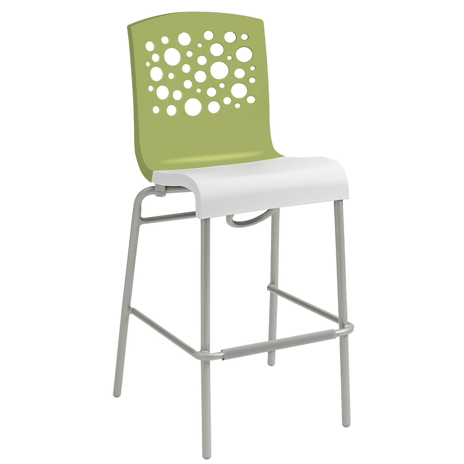 #color_Frog Green/White