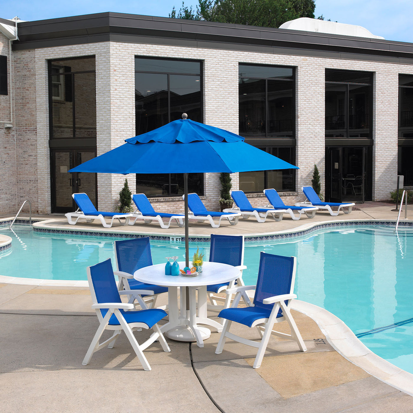 Jamaica Beach Midback Folding Sling Chair